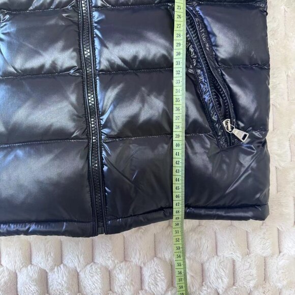 MONCLER Kids Maya Water Resistant Hooded Down Puffer Coat In Black - Picture 9 of 9